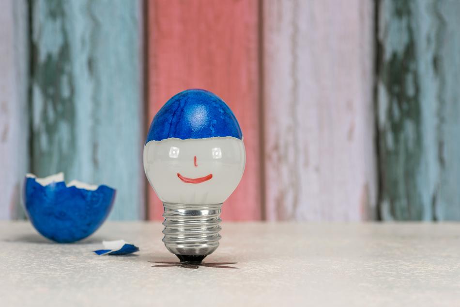blue shell on the lamp