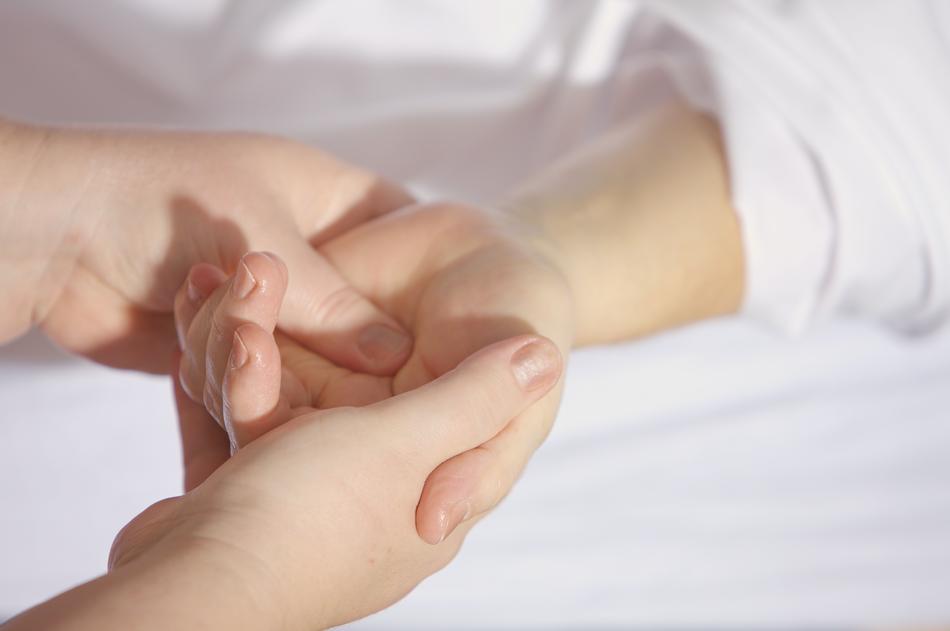 closeup view of Treatment Finger