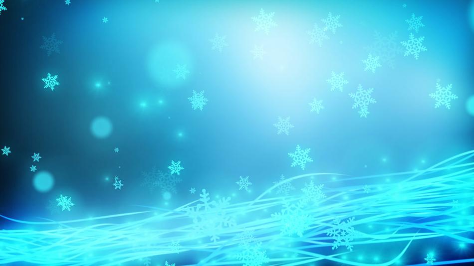 blue background with snowflakes