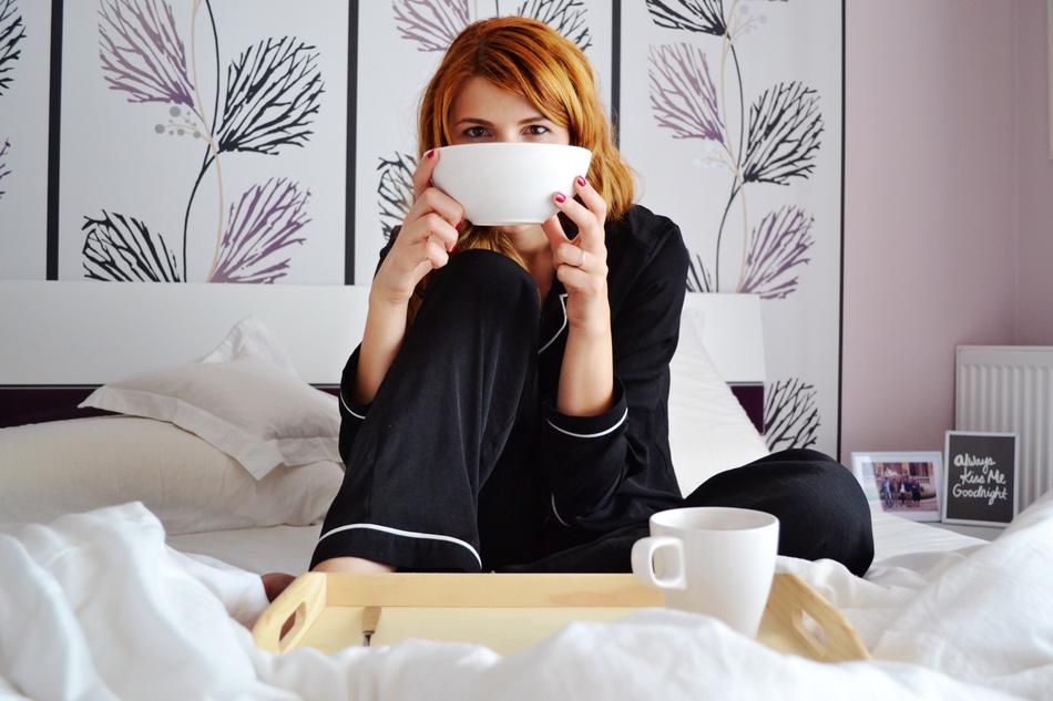 Girl In Bed