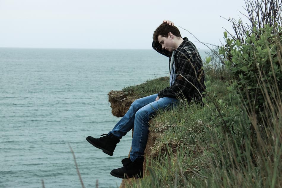 Man on Cliff