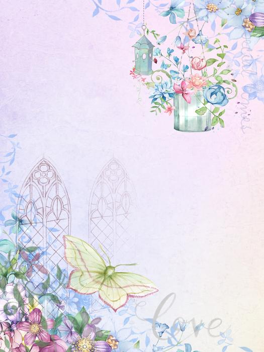 cute romantic background