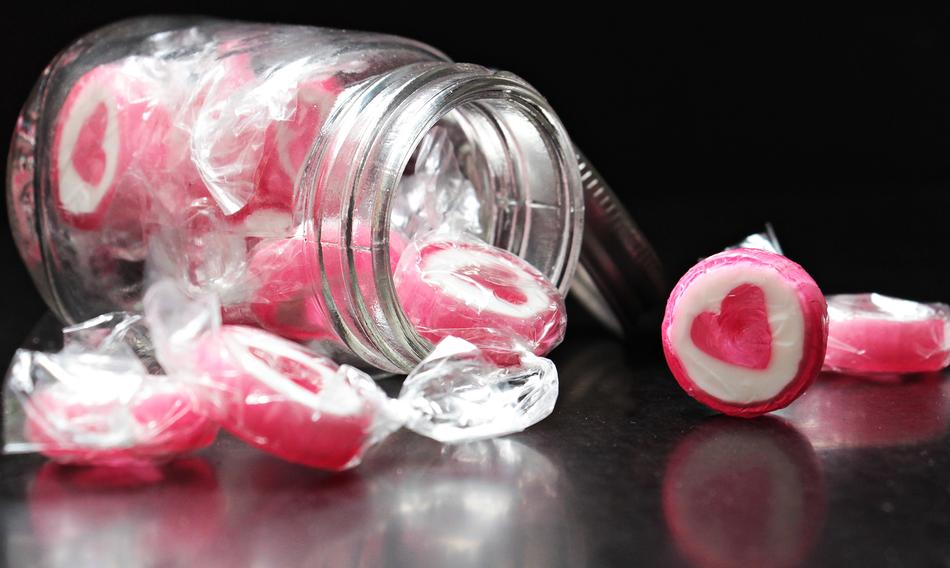 Candy Heart pink