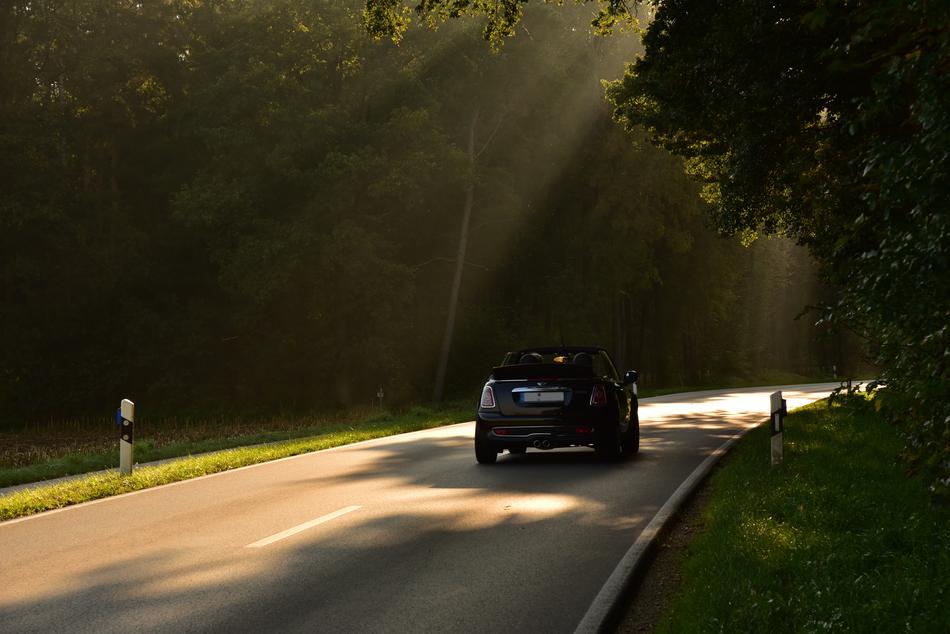 romantic cabriolet ride