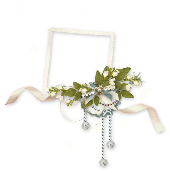 Photo Frame with vintage decoration