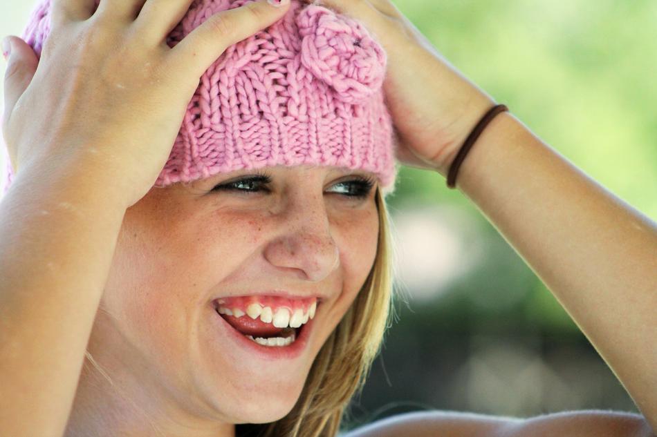 Happy Girl in Hat