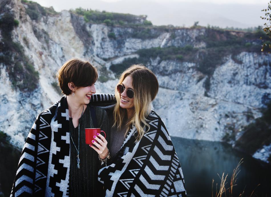 Blanket Cheerful people
