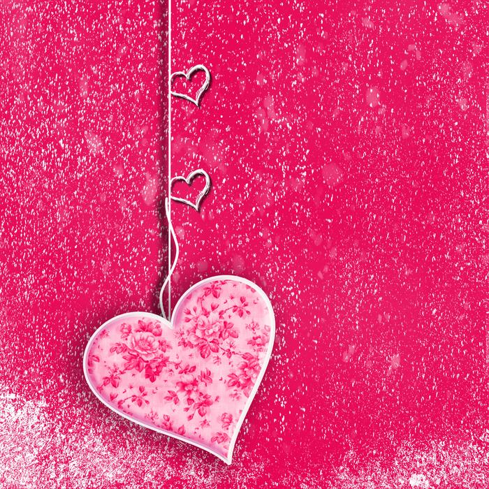 background pink heart