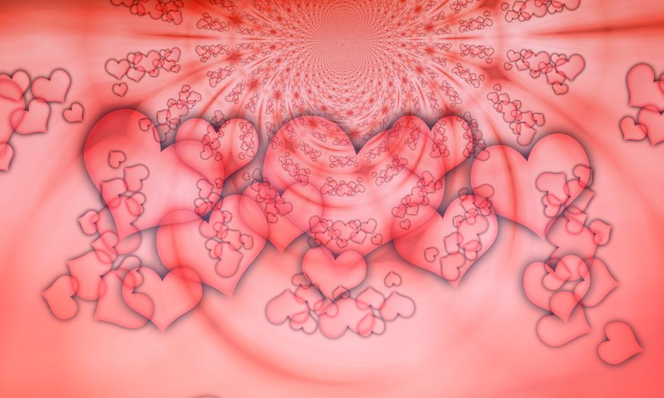 Beautiful pattern with red and white
