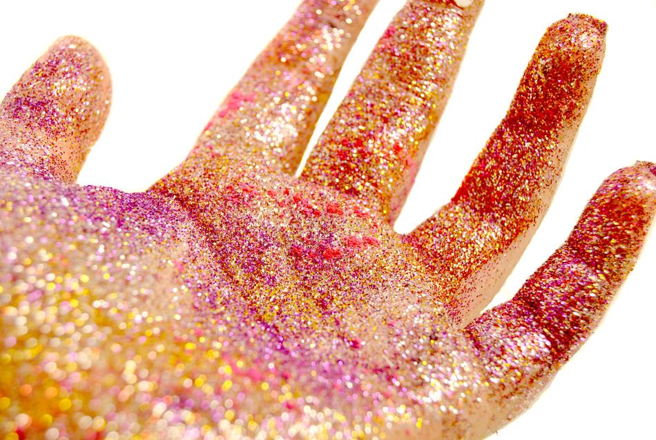 photo of a shiny palm as background