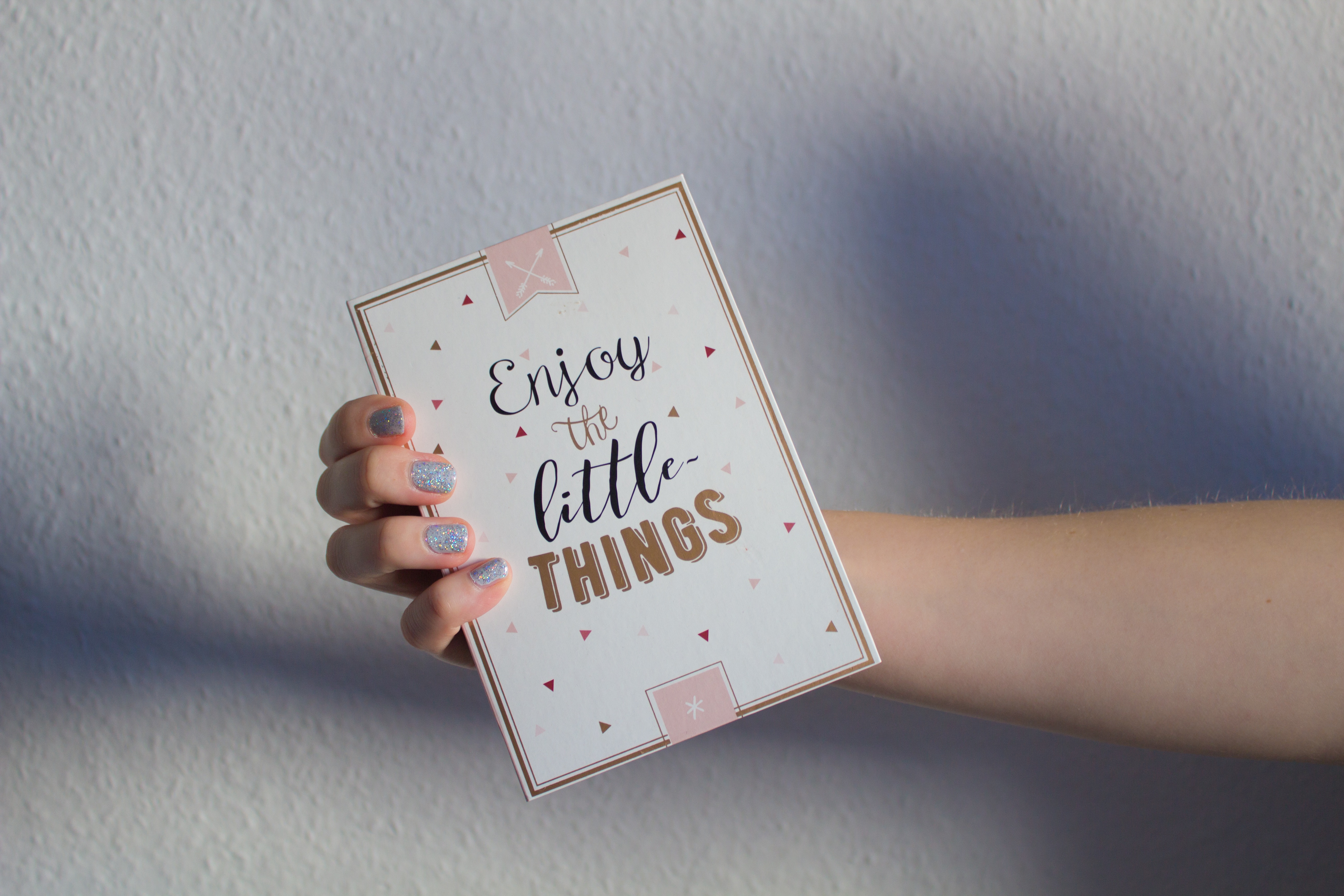 Are you enjoying the book. Little things. The little things of Life.