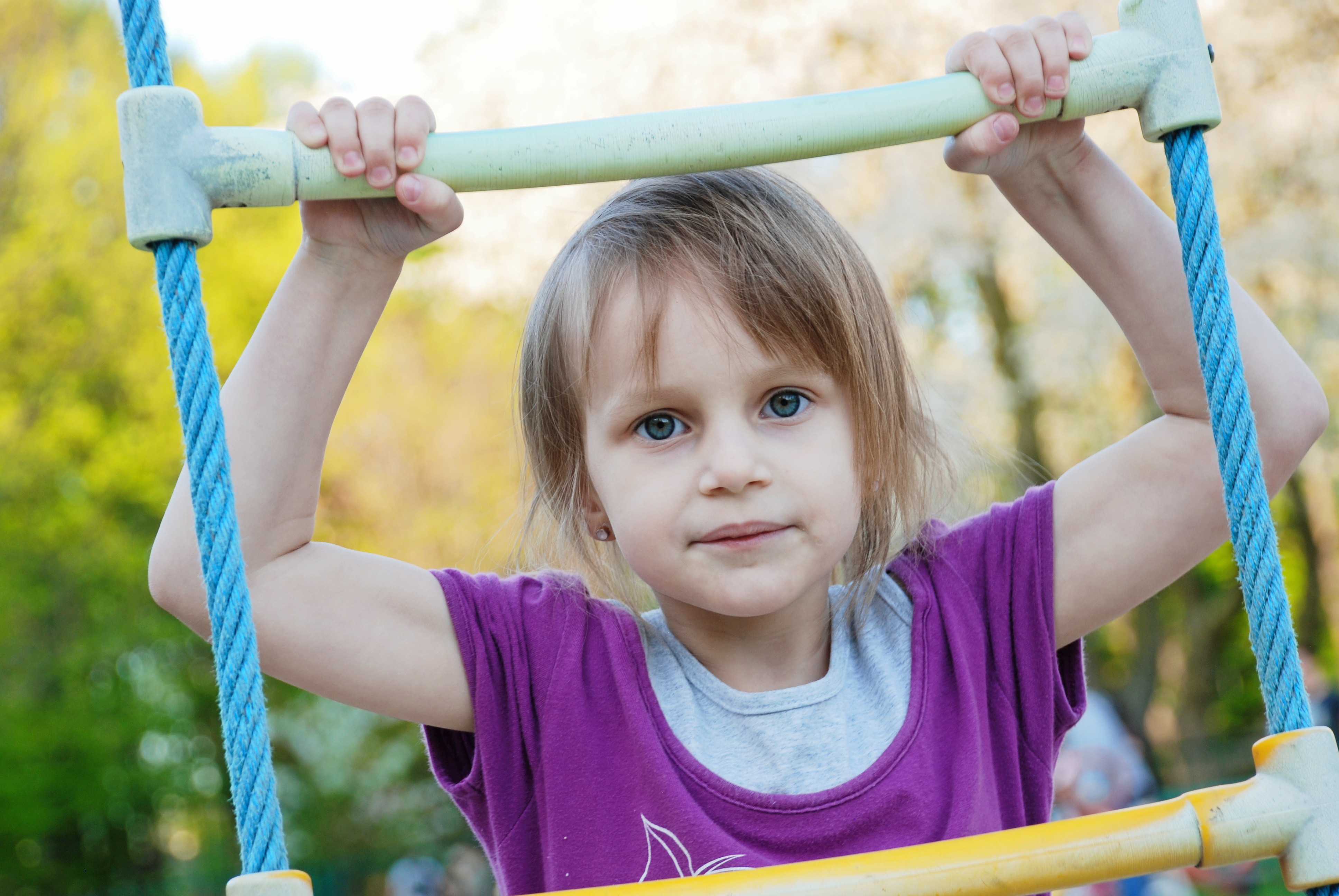 Cute girl at Playground free image download