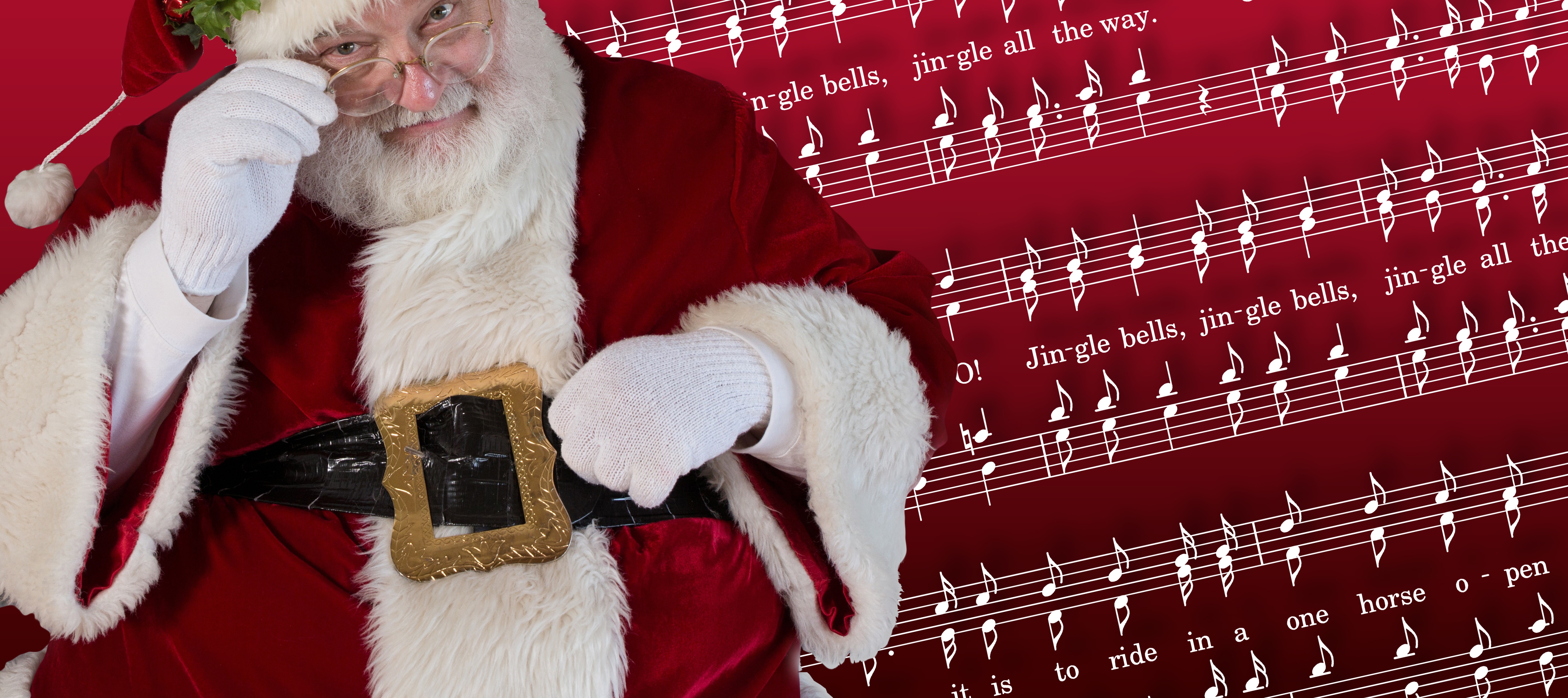Новогодняя музыка плейлист. Новогодние и Рождественские песни. Санта Клаус поет. Санта Клаус музыку. Бубенцы Санты Клауса.
