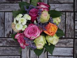 bouquet with various flowers