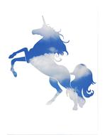 unicorn dream cloud sky magic drawing