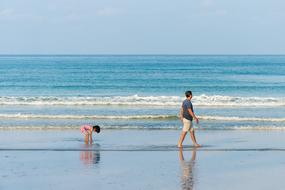 Father Son Beach play