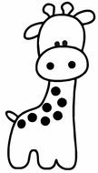 drawn giraffe