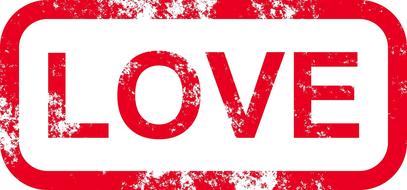 text font type love drawing