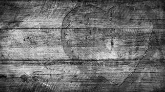 wood texture heart love