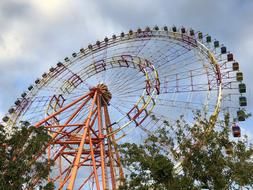 Ferris Wheel Travel red