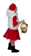 girl with lantern in Christmas time