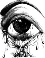 allergy art crying drawing