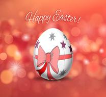 clipart of the happy easter egg greeting card