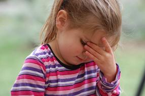 Girl Head Pain