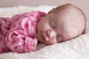 Baby Newborn Sleep pink