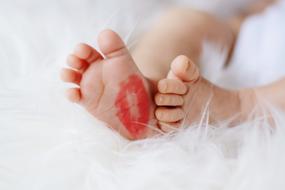 Baby Feet kiss