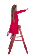 Christmas Child Girl red dress