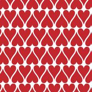 red hearts, seamless pattern