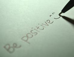 Positive Be written in pen