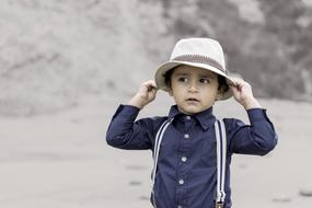 boy in the image of an adult man