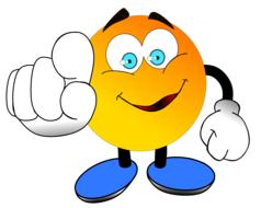 finger smiley drawing