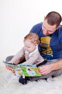 Child Daughter and dad play