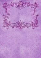 purple decorative paper with frame