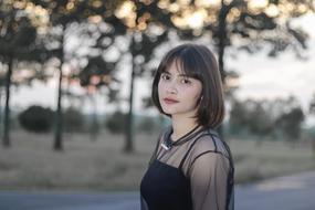 Women Lovely View forest