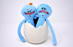 Rick And Morty Characters blue toy