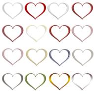 transparent hearts as background
