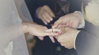 Wedding Rings hands