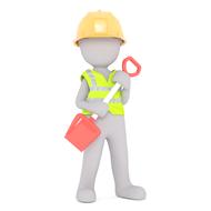 clipart of building construction worker