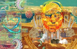 colorful weird clipart background