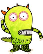 monster as a clip art