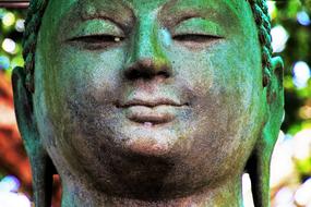 Buddha Portrait Face statue