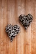 Heart Decoration on wood