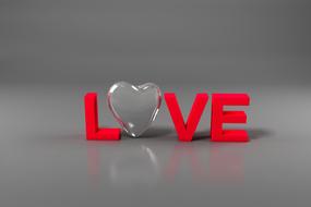 clipart of love word