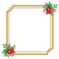 photo frame flowers wedding drawing