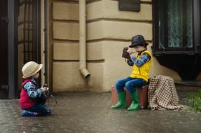 Camera Boys in Hat