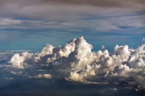 Clouds Sky whitw blue
